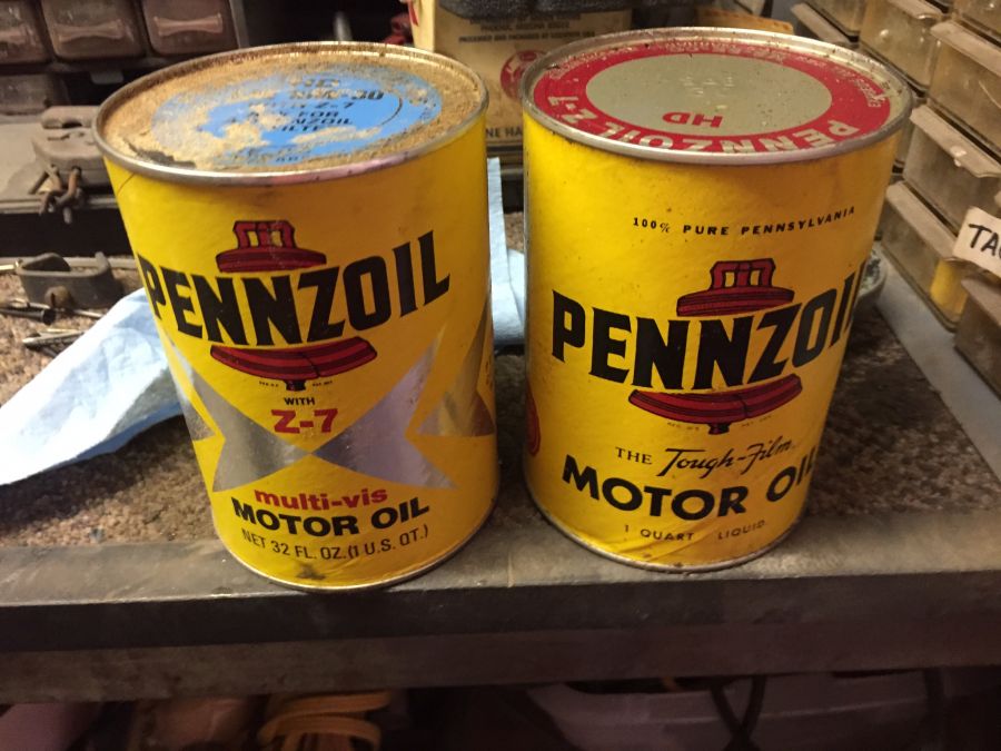 Vintage Quart Oil Cans The Packrats Den